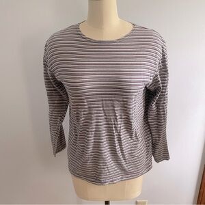 Faded Glory Vintage Long Sleeve Stripe Tee- 1990’s- Size Large